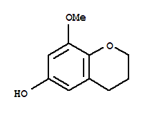 2H-1-BENZOPYRAN-6-OL,3,4-DIHYDRO-8-METHOXY-结构式