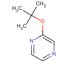 Structure of Pyrazine, (1,1-dimethylethoxy)-