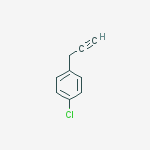 Structure of 1-chloro-4-(2-propyn-1-yl)benzene