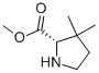 Structure of Proline, 3,3-dimethyl-,methyl ester