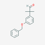 Structure of 2-(3-(Benzyloxy)phenyl)-2-methylpropanal
