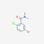 5-Bromo-2-chloro-N,N-dimethylbenzamide结构式