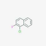 1-Chloro-2-iodonaphthalene结构式