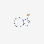 Structure of 3-bromo-6,7,8,9-tetrahydro-5H-imidazo[1,2-a]azepine
