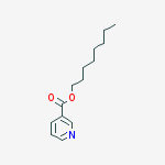 3-pyridinecarboxylic acid, octyl ester结构式