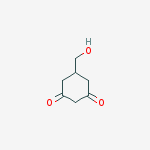 Structure of 5-(hydroxymethyl)cyclohexane-1,3-dione