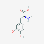 N-Methyl-L-DOPA 的化学结构式