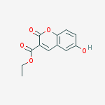 Structure of ethyl 6-hydroxy-2-oxo-2H-chromene-3-carboxylate