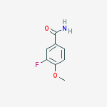 3-Fluoro-4-methoxybenzamide结构式