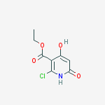 Structure of 2-Chloro-4,6-dihydroxypyridine-3-carboxaylic acid ethyl ester