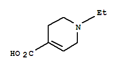 4-Pyridinecarboxylicacid, 1-ethyl-1,2,3,6-tetrahydro-结构式