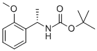 Structure of TERT-BUTYL [(1S)-1-(2-METHOXYPHENYL)ETHYL]CARBAMATE