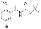 TERT-BUTYL [(1S)-1-(5-BROMO-2-METHOXYPHENYL)ETHYL]CARBAMATE结构式
