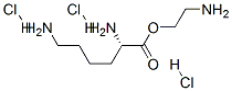 Structure of 2-aminoethyl L-lysinate trihydrochloride