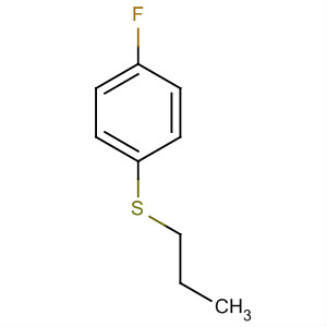 Benzene, 1-fluoro-4-(propylthio)-结构式