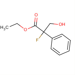 Structure of Benzenepropanoic acid, 2-fluoro-b-hydroxy-, ethyl ester