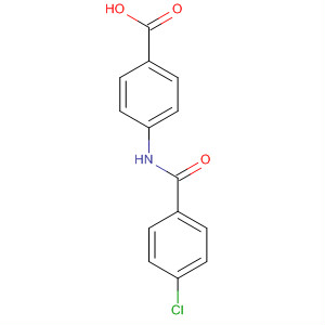 Benzoic acid, 4-[(4-chlorobenzoyl)amino]-结构式