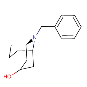 Structure of 9-Azabicyclo[3.3.1]nonan-3-ol, 9-(phenylmethyl)-, endo-