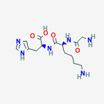 N-(N2-GLYCYL-L-LYSYL)-L-HISTIDINE结构式