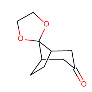 Spiro[bicyclo[3.2.1]octane-8,2'-[1,3]dioxolan]-3-one结构式
