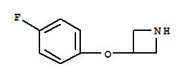 Structure of Azetidine,3-(4-fluorophenoxy)-