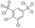 Structure of 4,5-DICHLORO-BENZENE-1,3-DISULFONYLDICHLORIDE