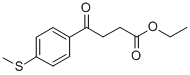 ETHYL 4-OXO-4-(4-THIOMETHYLPHENYL)BUTYRATE结构式