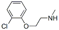 Structure of Ethylamine, 2-(o-chlorophenoxy)-N-methyl-,