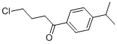 Structure of 4-Chloro-1-[4-(1-methylethyl)phenyl]-1-butanone