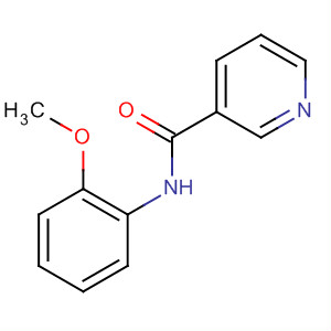 Structure of 3-Pyridinecarboxamide, N-(2-methoxyphenyl)-