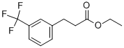 Structure of 3-(3-TRIFLUOROMETHYL-PHENYL)-PROPIONIC ACID ETHYL ESTER