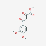 Benzenebutanoic acid, 3,4-dimethoxy-a,g-dioxo-, methyl ester结构式