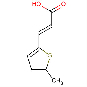 2-Propenoic acid, 3-(5-methyl-2-thienyl)-, (E)-结构式