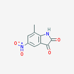 Structure of 7-Methyl-5-nitro-1H-indole-2,3-dione