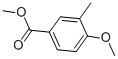 Structure of METHYL 4-METHOXY-3-METHYLBENZOATE