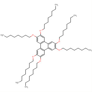 Structure of Triphenylene, 2,3,6,7,10,11-hexakis(octyloxy)-