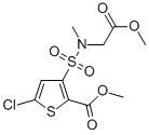 Structure of 5-Chloro-3-[N-(methoxy-carbonyl-methyl)sulfamoyl]-2-thiophene carboxylic acid methyl ester