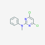 Structure of 4,6-Dichloro-N-methyl-N-phenylpyrimidin-2-amine