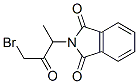 N-(3-溴-1-甲基-2-氧代丙基)邻苯二甲酰亚胺结构式