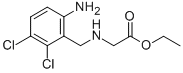 Structure of Ethyl N-(2,3-dichloro-6-aminobenzyl)glcycine
