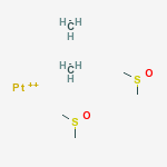 Structure of platinum(2+) dimethanide bis(sulfinyldimethane) (1:2)