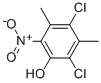 Structure of 2,4-DICHLORO-3,5-DIMETHYL-6-NITROPHENOL