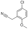 Structure of (5-CHLORO-2-METHOXYPHENYL)ACETONITRILE