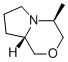 Structure of (4S,8aS)-4-methyl-3,4,6,7,8,8a-hexahydro-1H-pyrrolo[2,1-c][1,4]oxazine