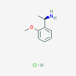 (R)-1-(2-甲氧基苯基)乙胺盐酸盐结构式