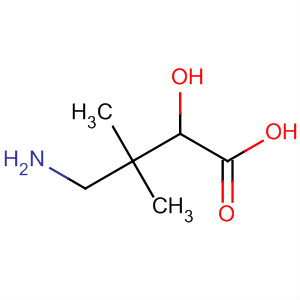 Butanoic acid, 4-amino-2-hydroxy-3,3-dimethyl-结构式