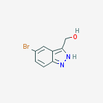 (5-Bromo-1H-indazol-3-yl)methanol结构式