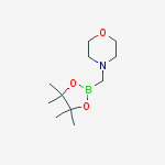 Structure of Morpholine, 4-[(4,4,5,5-tetramethyl-1,3,2-dioxaborolan-2-yl)methyl]-