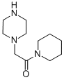 Structure of PIPERAZINE ACETIC ACID PIPERIDIDE