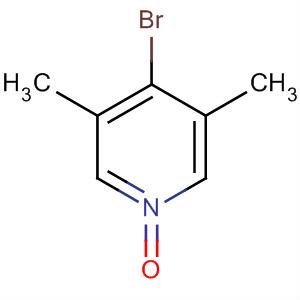 Structure of Pyridine, 4-bromo-3,5-dimethyl-, 1-oxide